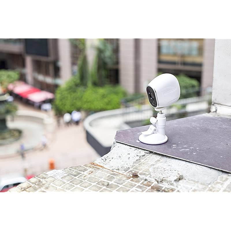 Smart Adjustable Indoor/Outdoor Security Suction Cup Wall Mount Compatible with Arlo, Arlo Pro/Pro 2/Pro 3/Pro 4, Arlo Ultra/Ultra 2, and Other Compatible Models (2 Pack, Black)