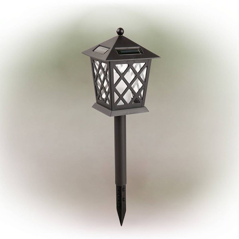 Alpine 9pc Solar Lantern LED Pathway Light