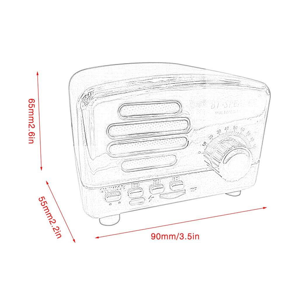 Portable Wireless HIFI Bluetooth Speaker Music Player Support TF Card FM Radio