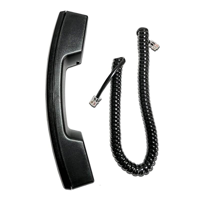 Replacement Handset with 9ft Curly Cord Compatible with Siemens/Rolm Optiset (Hicom) Series Units
