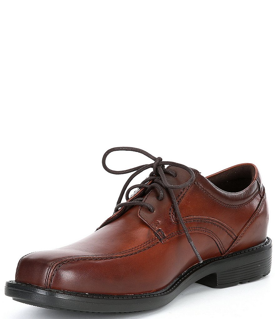 Rockport Men's Stratton Bicycle Toe Leather Lace-Up Oxfords