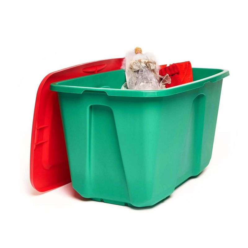 Homz 2pk 32gal Holiday Storage Tote