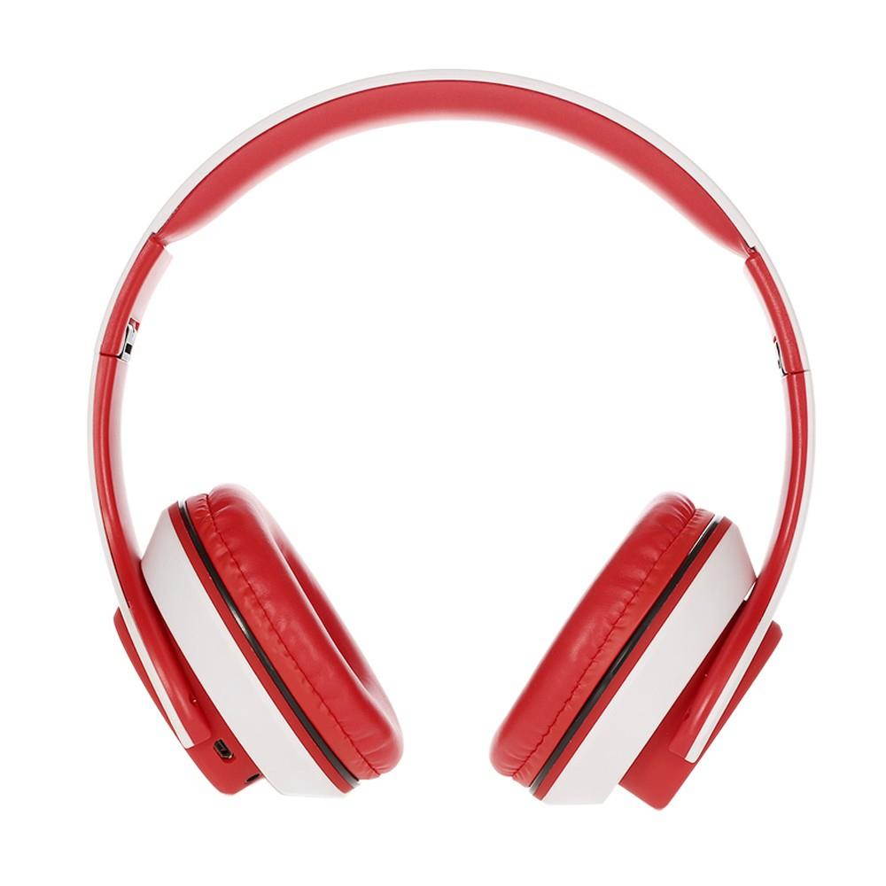 OY5 Wireless Bluetooth Headphone Foldable Over-ear Headsets 3.5mm Wired Earphone Support TF Card Music Play FM Radio Hands-free Calling for iPhone 7 6S Plus Samsung S6 Note 6 Laptop Notebook - White