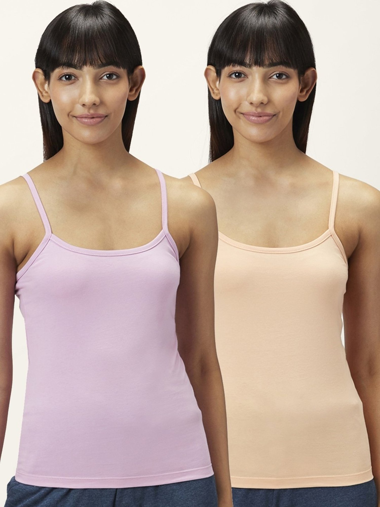 Enamor White Non-Padded Camisole