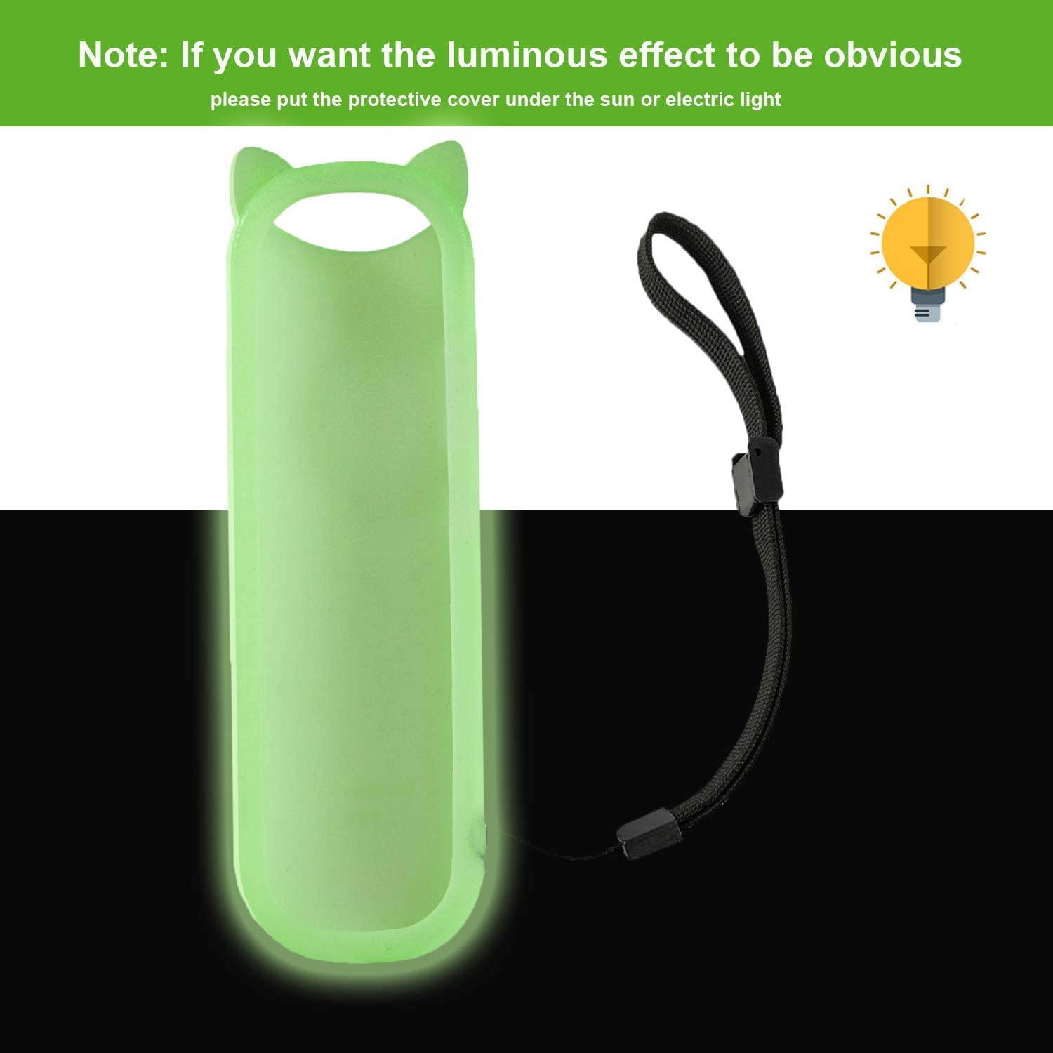 Motiexic Remote Control Compatible with All TCL Roku TV, Universal for TCL 4K Smart Roku TV Remote Control, 2020 Update Version with 8 Channel Shortcut Keys, with Glow Protective Case