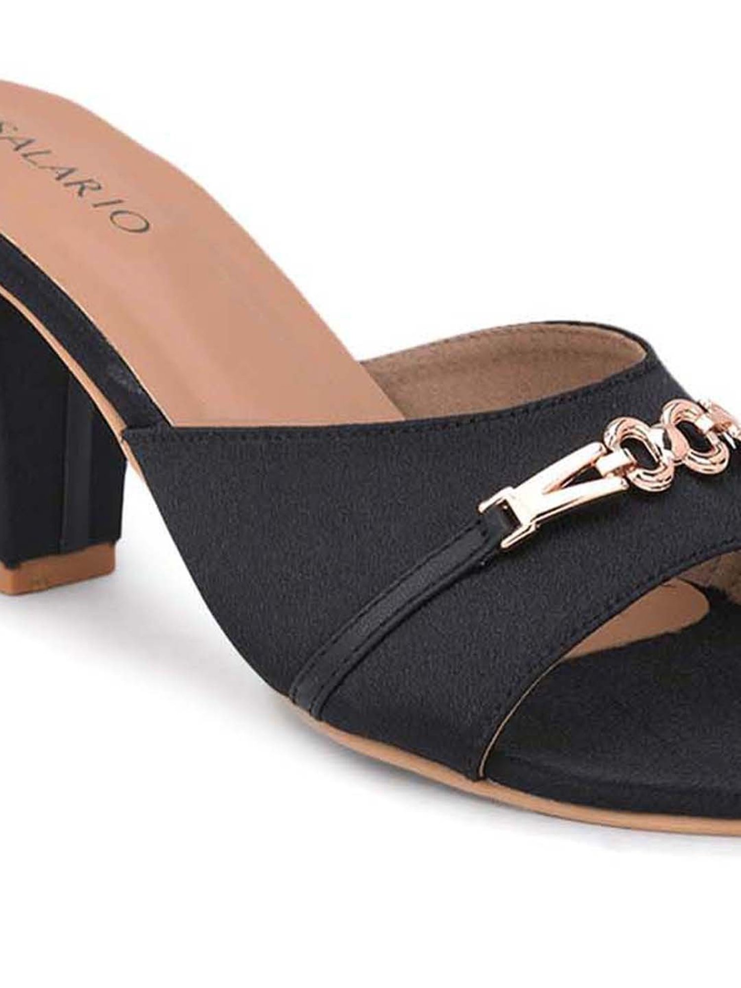 Salario Women's Black Casual Sandals