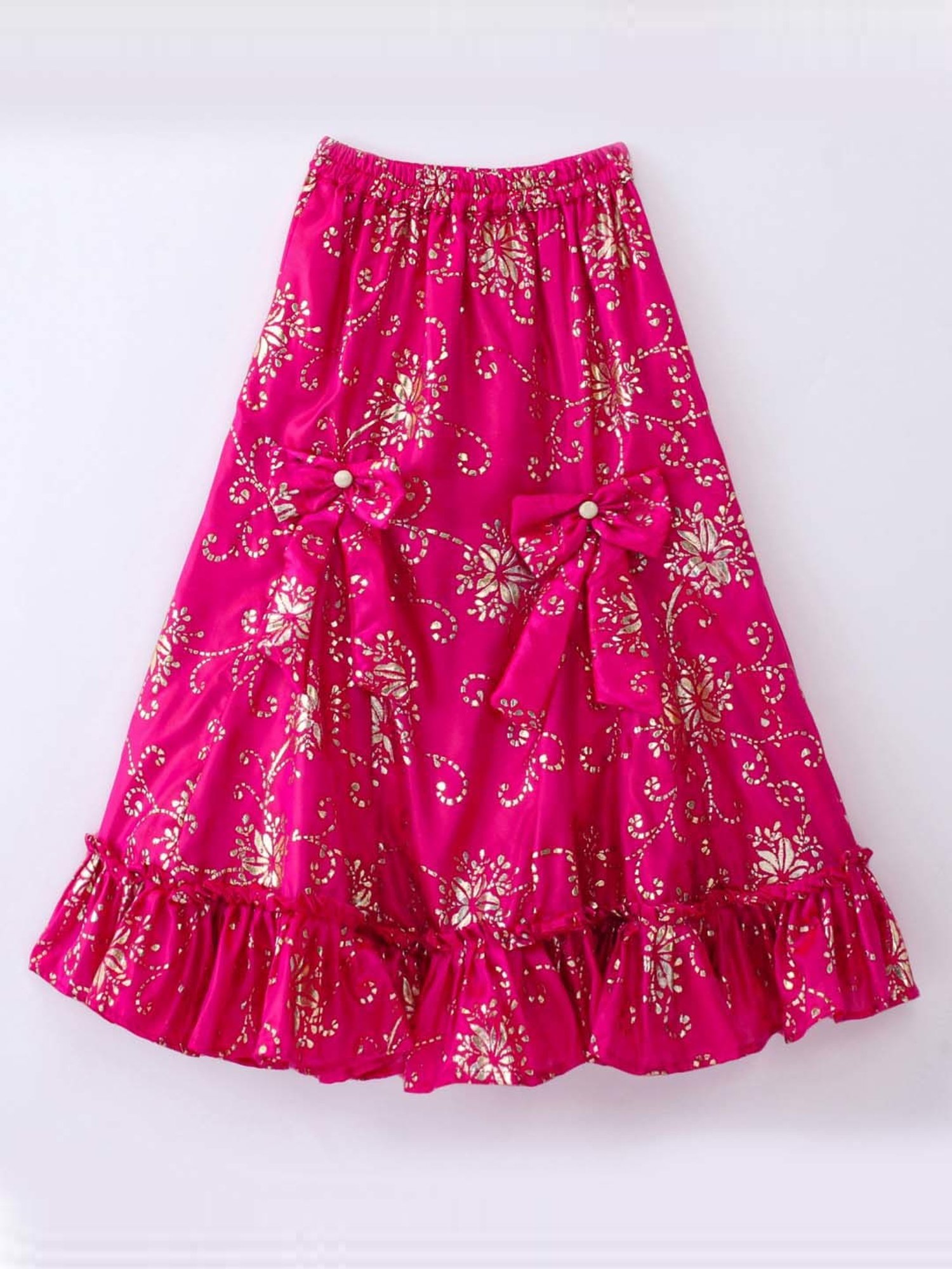 TWISHA Kids Blue & Pink Embroidered Top Set