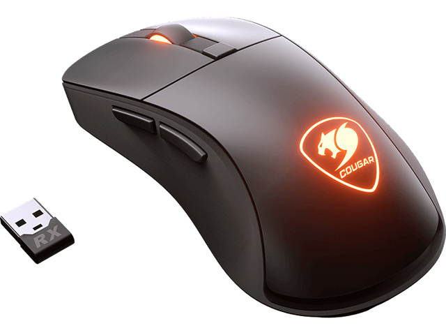 COUGAR SURPASSION RX Black Wireless Optical Gaming Mouse, 3MSRFWOB.0001