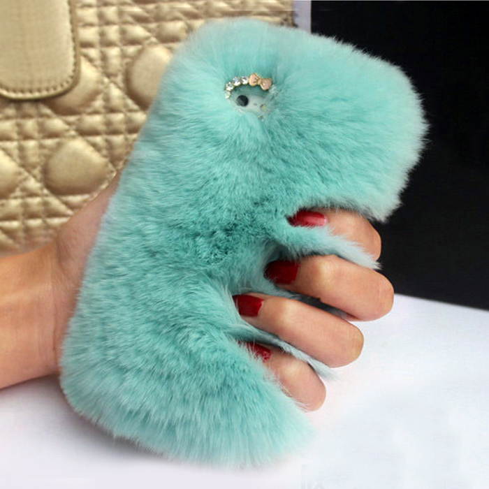 Value Tom Warm Furry Back Cover Cases For Samsung S6 edge