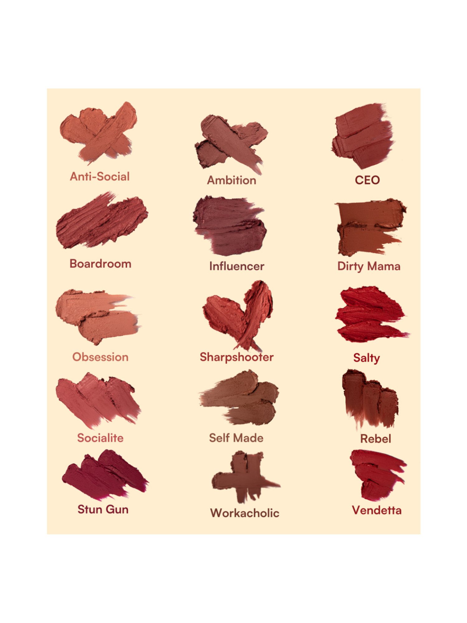 TYPE BEAUTY Soak It Lipstick Dirrty Mama - 2.5 gm