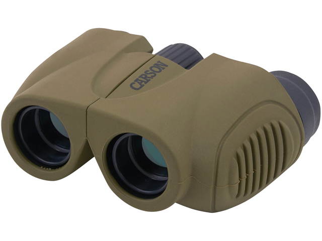 Carson Hornet Compact 8x22mm Binocular Fully Multi-oated Lenses, Olive,