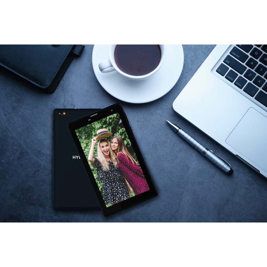 Hyundai HyTab Plus 7LB1 Tablet, 7&rdquo; IPS Display, 4G LTE, 2GB RAM, 32GB Storage, Quad-Core Processor, Android 10, Dual Camera - Black