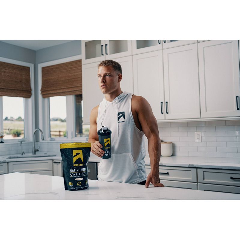 Ascent Native Fuel Whey Protein Powder - Vanilla Bean - 2lbs