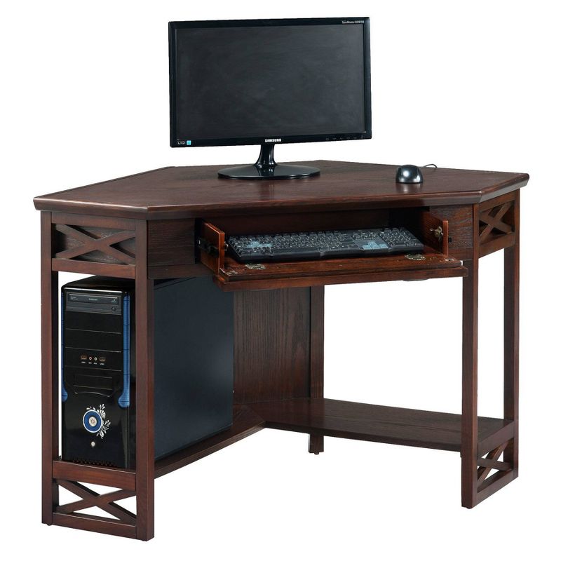 Corner Desk Chocolate Cherry - Leick Home
