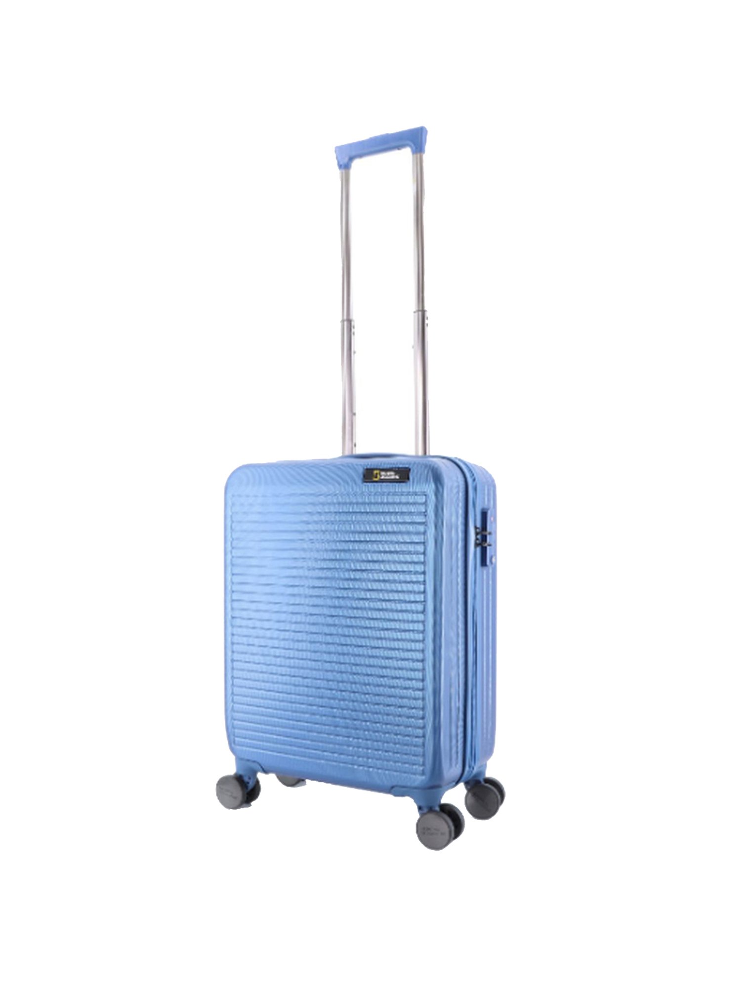 National Geographic Pulse Blue Small Hard Check In Trolley - 20 Inch
