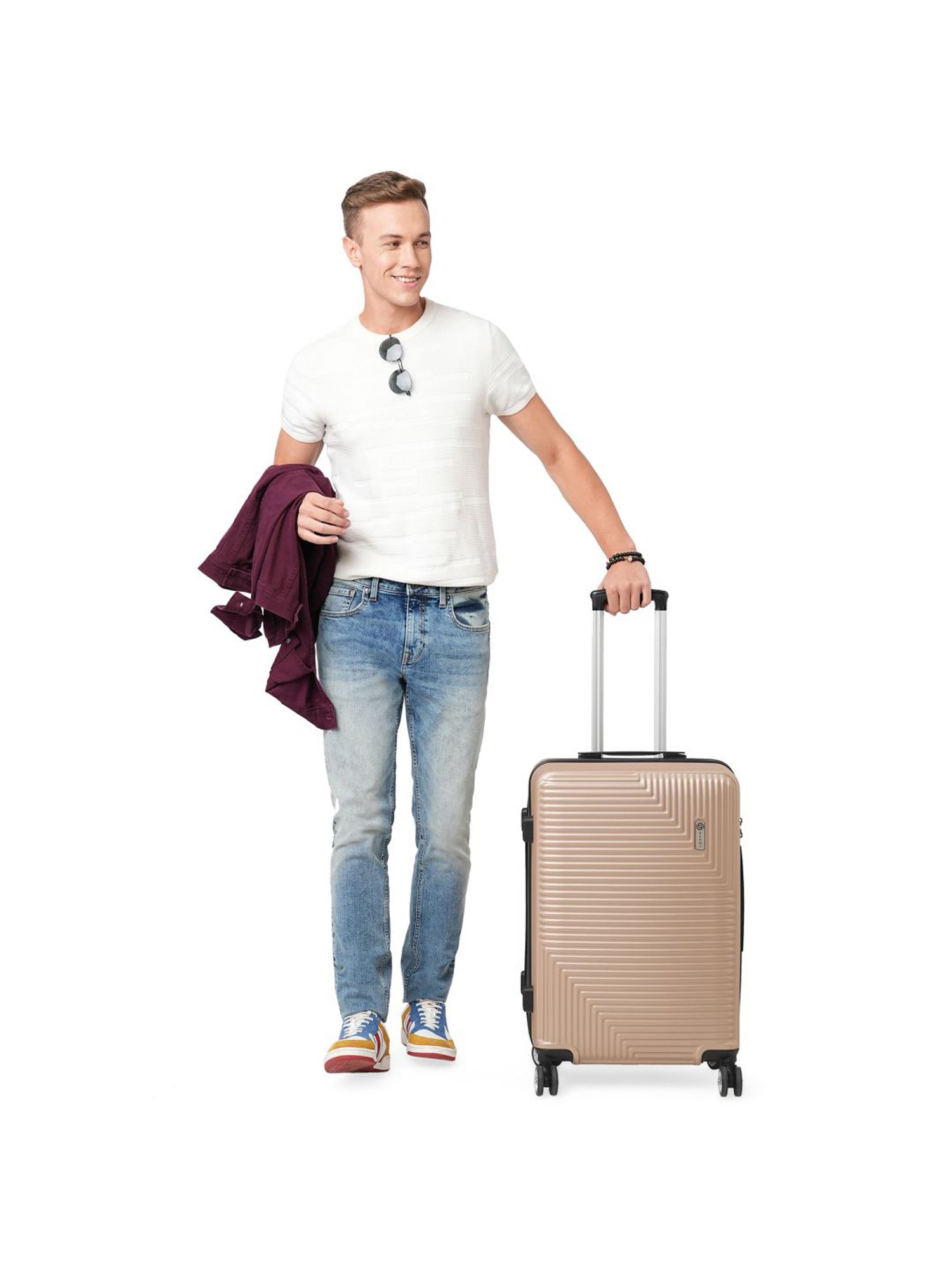 Baomi Urban Voyage Light Brown Hard 26" Medium Luggage