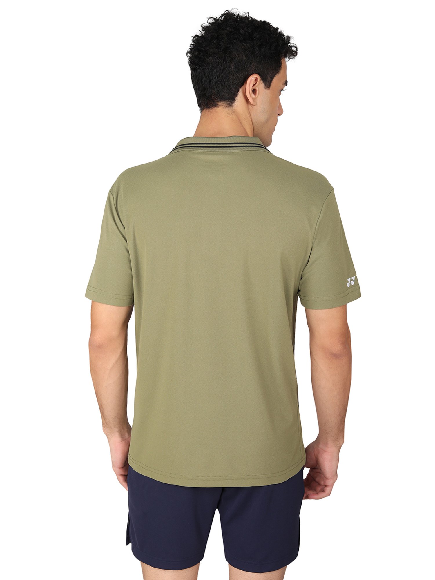 Yonex Capulet Olive Regular Fit Badminton Polo T-Shirt