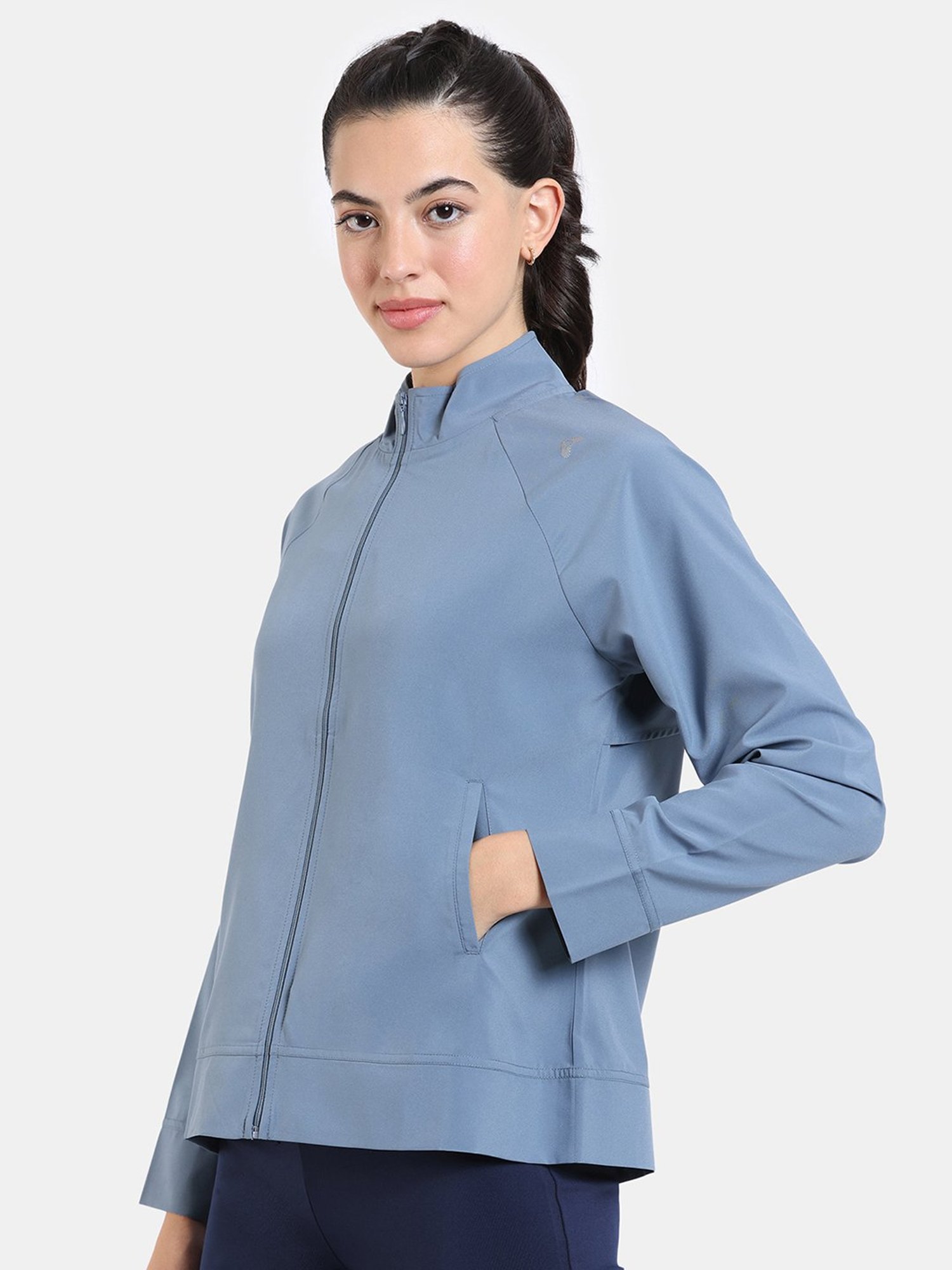 Zelocity by Zivame Steel Grey Sports Jacket