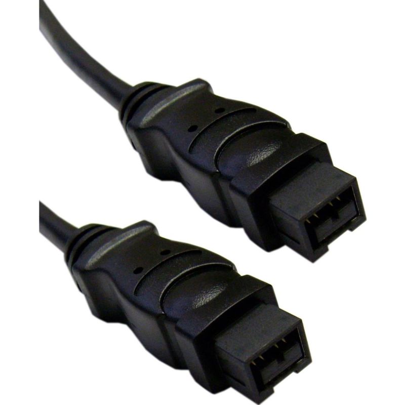 IEEE-1394B, 9P to 9P, FireWire 800 Cable, Black, 6 ft