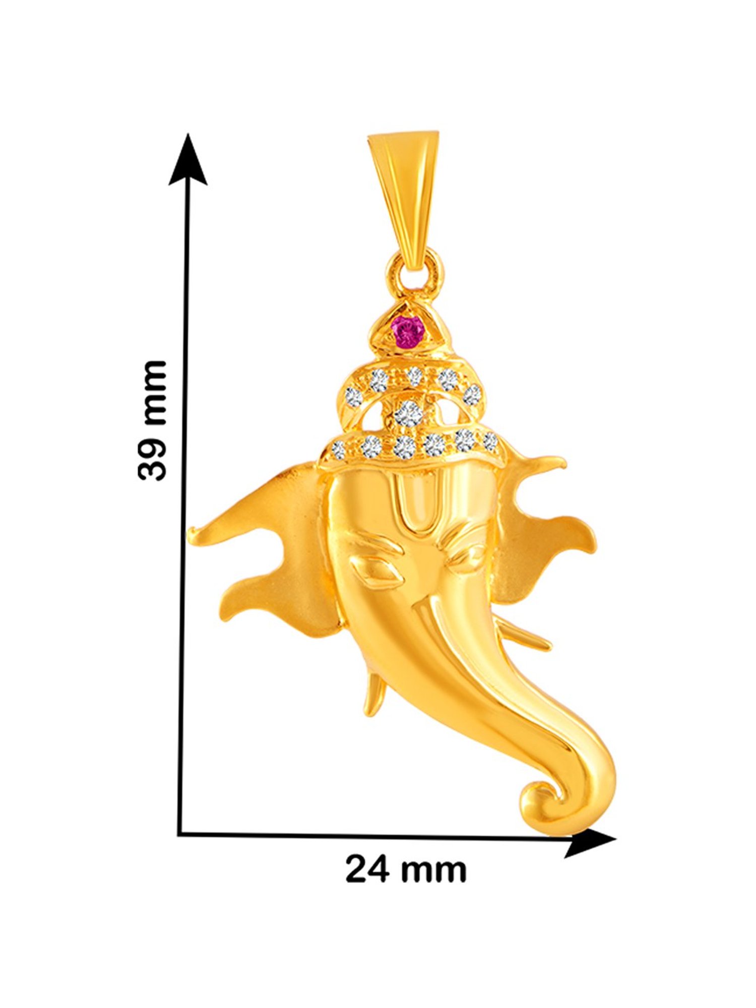 P.C. Chandra Jewellers 22 kt Gold Pendant