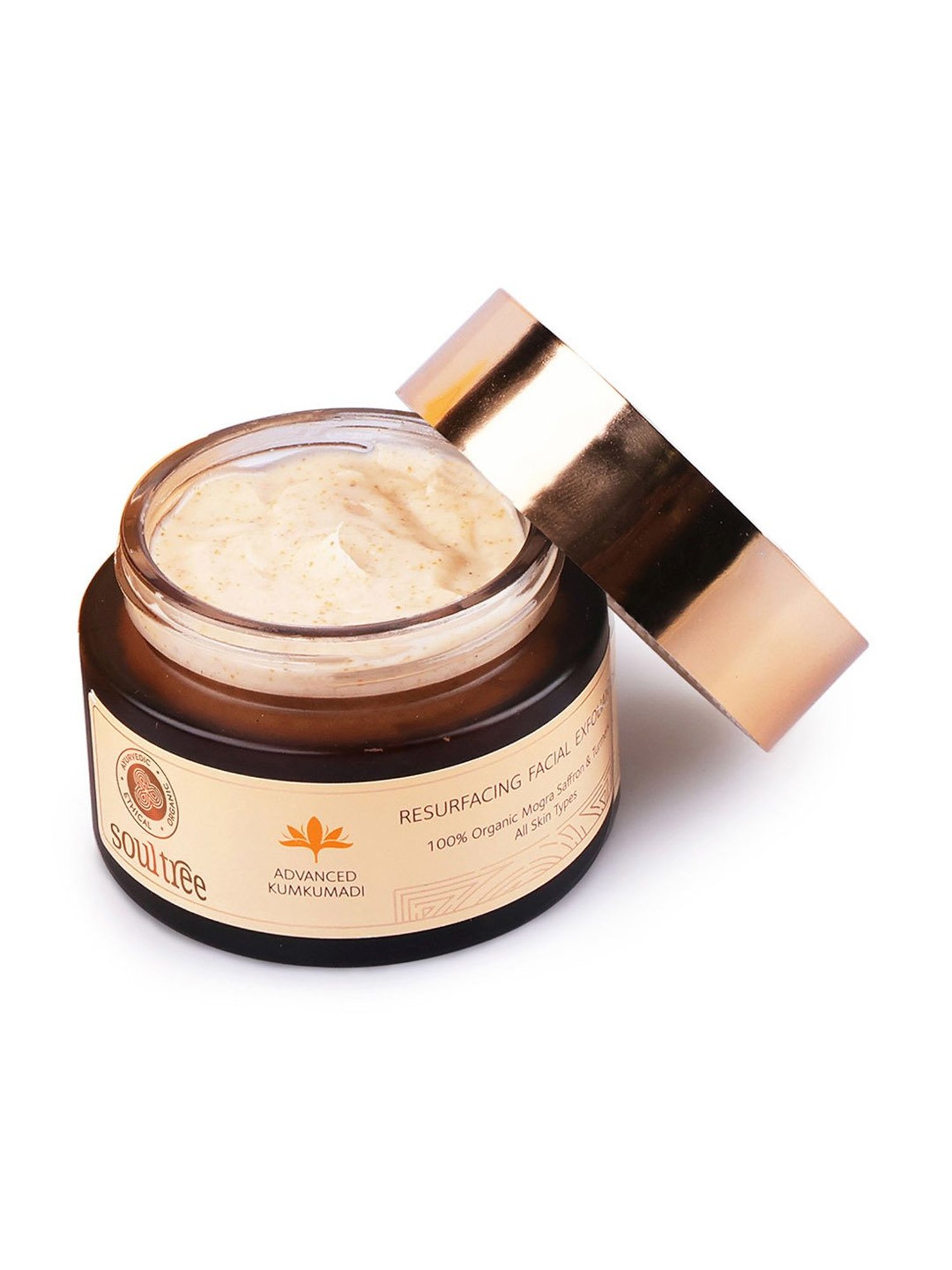 SoulTree Advanced Kumkumadi Resurfacing Facial Exfoliator - 50 gm