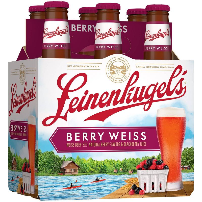 Leinenkugel's Berry Weiss Lager Beer - 6pk/12 fl oz Bottles