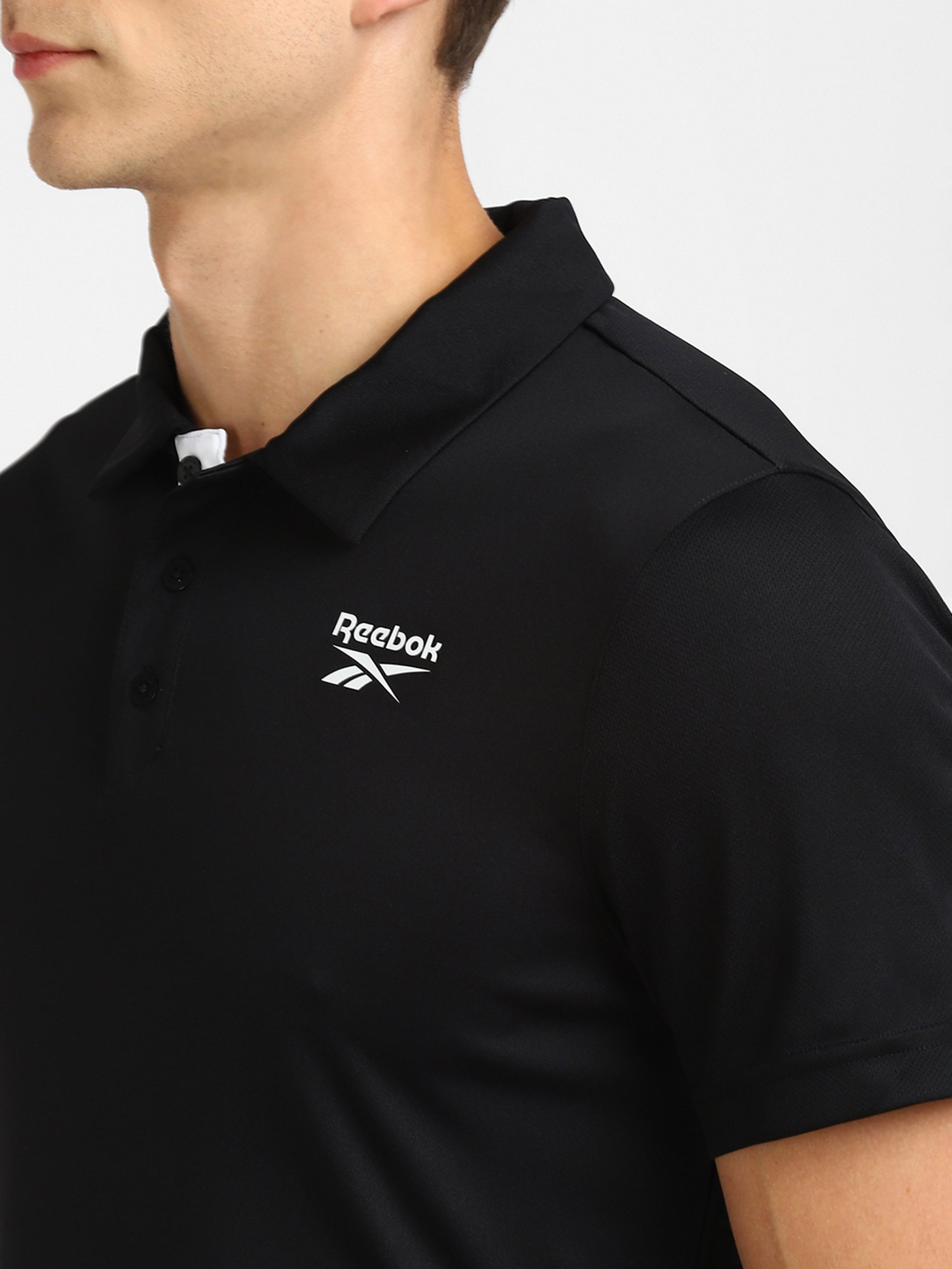 Reebok Black Polo T-Shirt