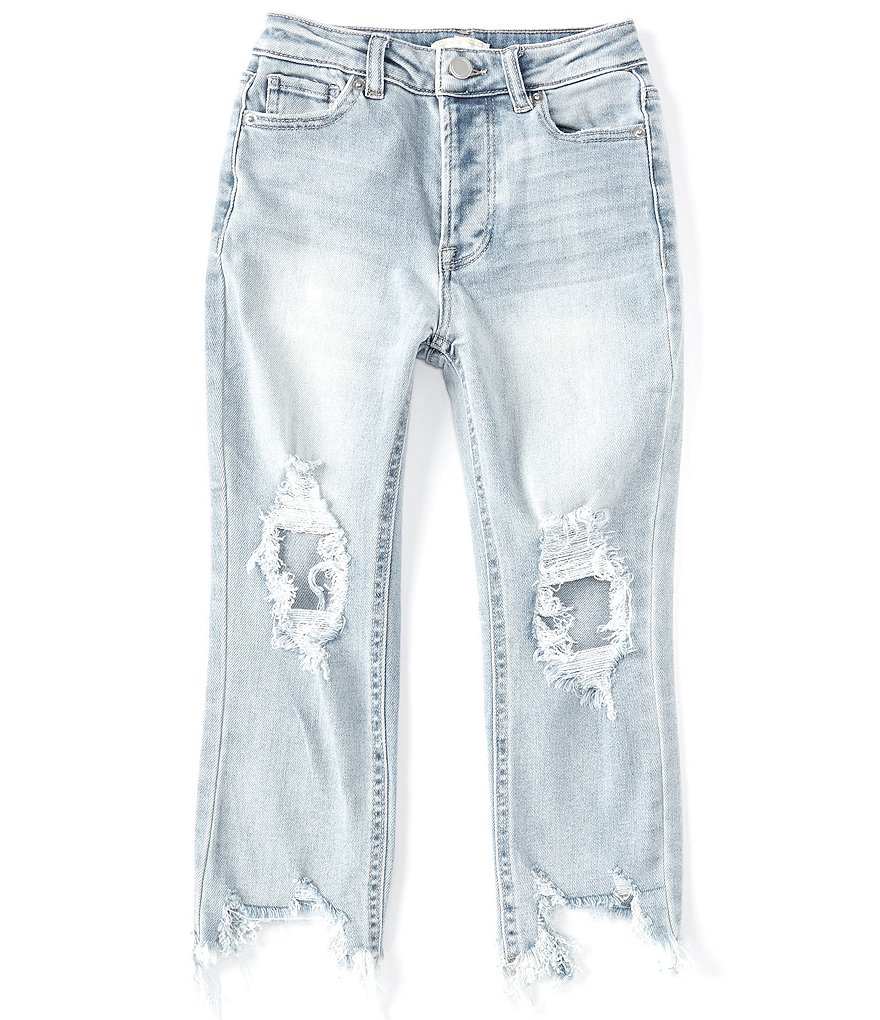 Chelsea & Violet Chelsea & Violet Girls Big Girls 7-16 Distressed Denim Ankle Jean
