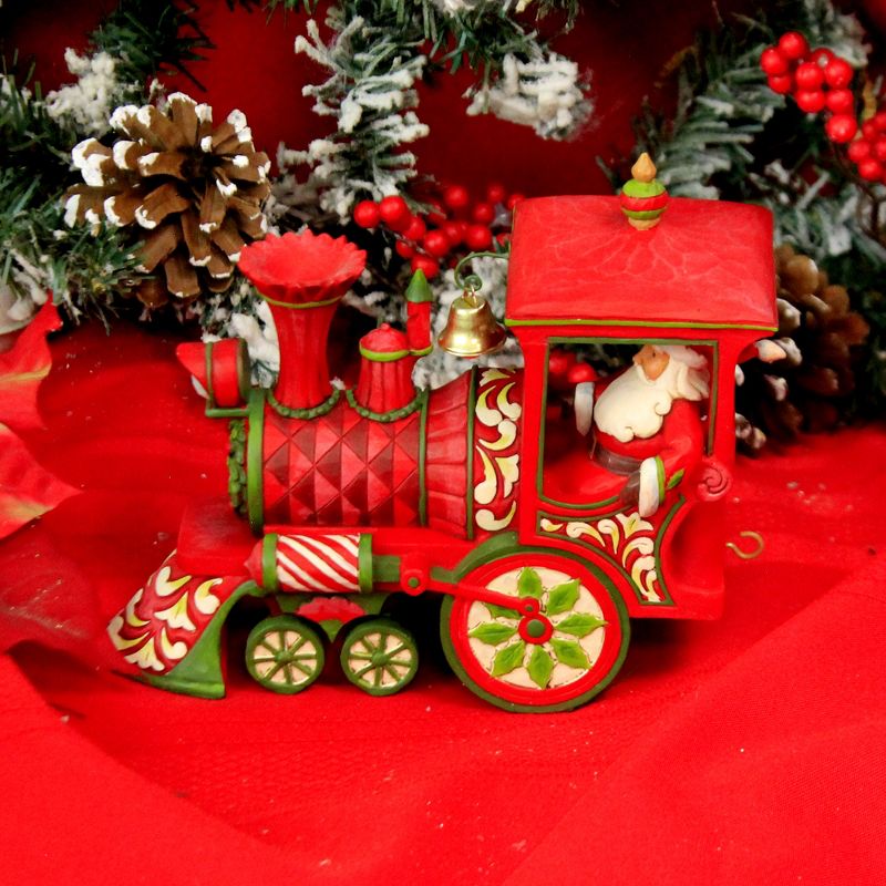 Jim Shore 5.75" On Track For Good Tidings Heartland Creek  -  Decorative Figurines
