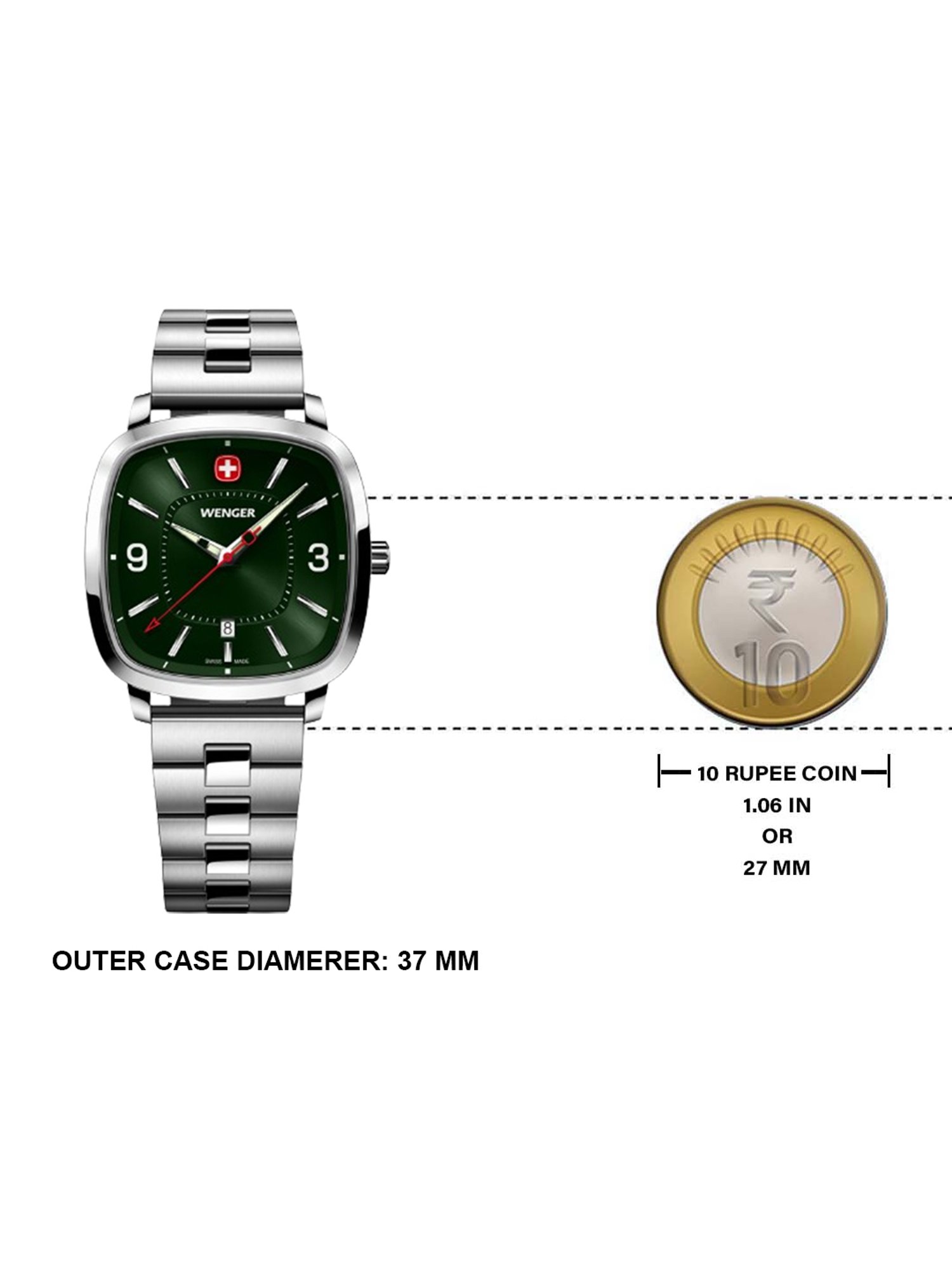 Wenger 01.1921.111 Analog Watch for Men