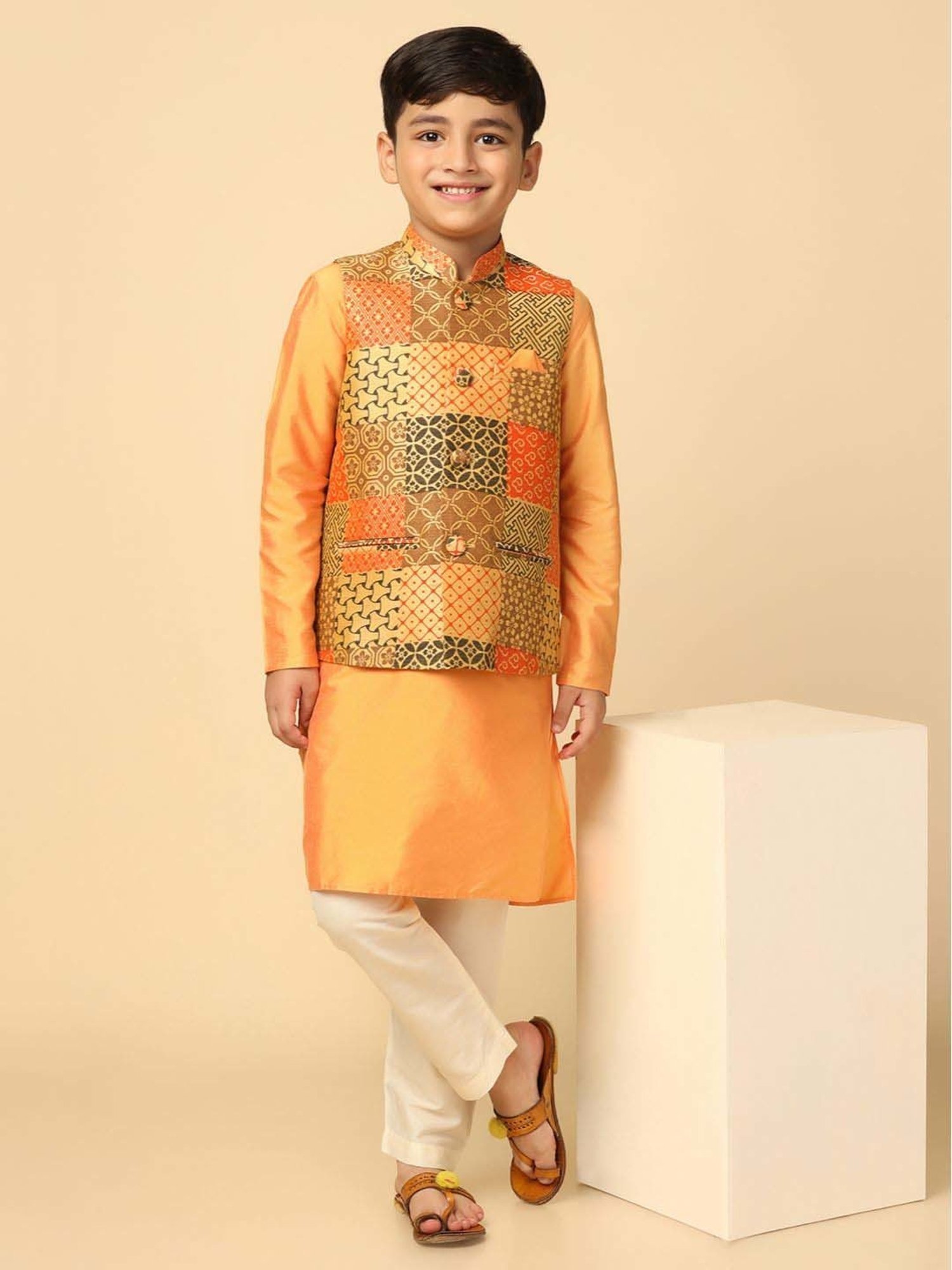 Blue Giraffe Kids Maroon Solid  Blazer