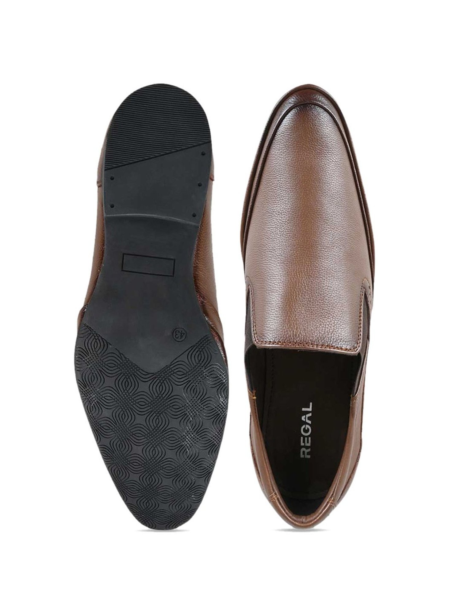 Regal Men's Tan Formal Loafers