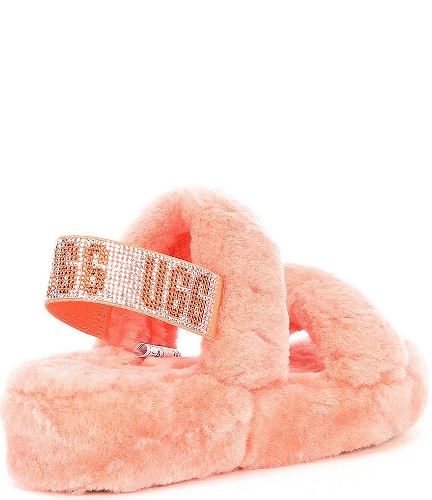 UGG&reg; Oh Yeah Bling Fur Slides