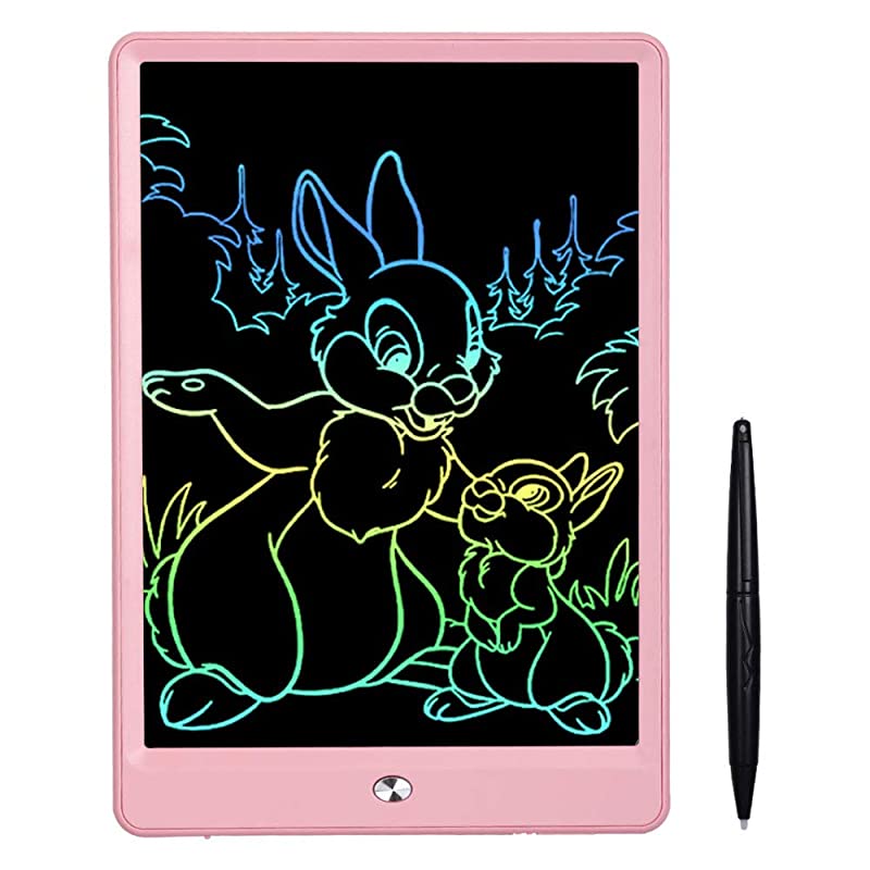 LCD Writing Tablet 10 Inch Drawing Tablet for Kids Colorful Screen Doodle Board and Kids Drawing Pad for Ages 2+