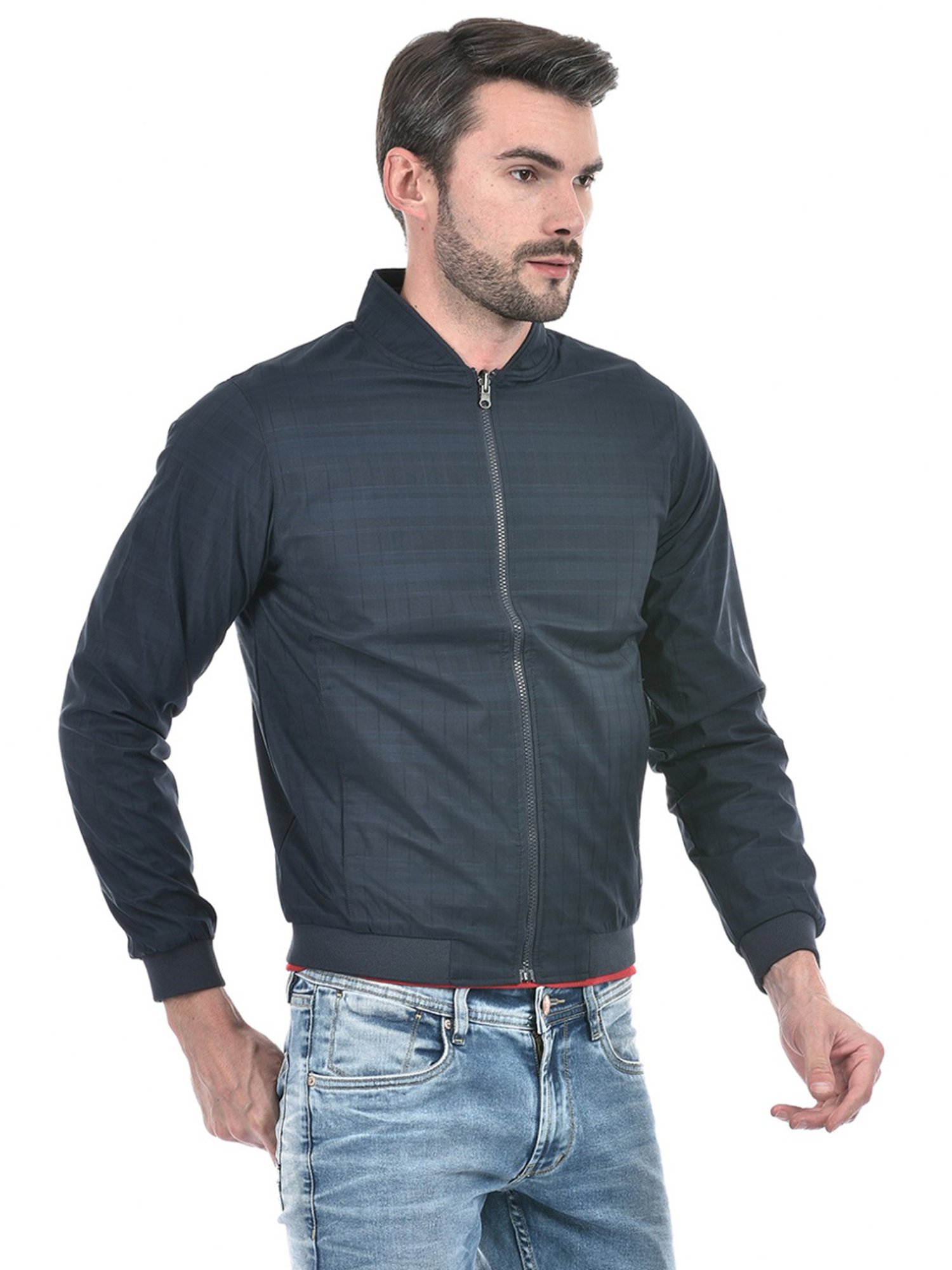 Lawman Multicolored Cotton Regular Fit Checks Reversible Jackets