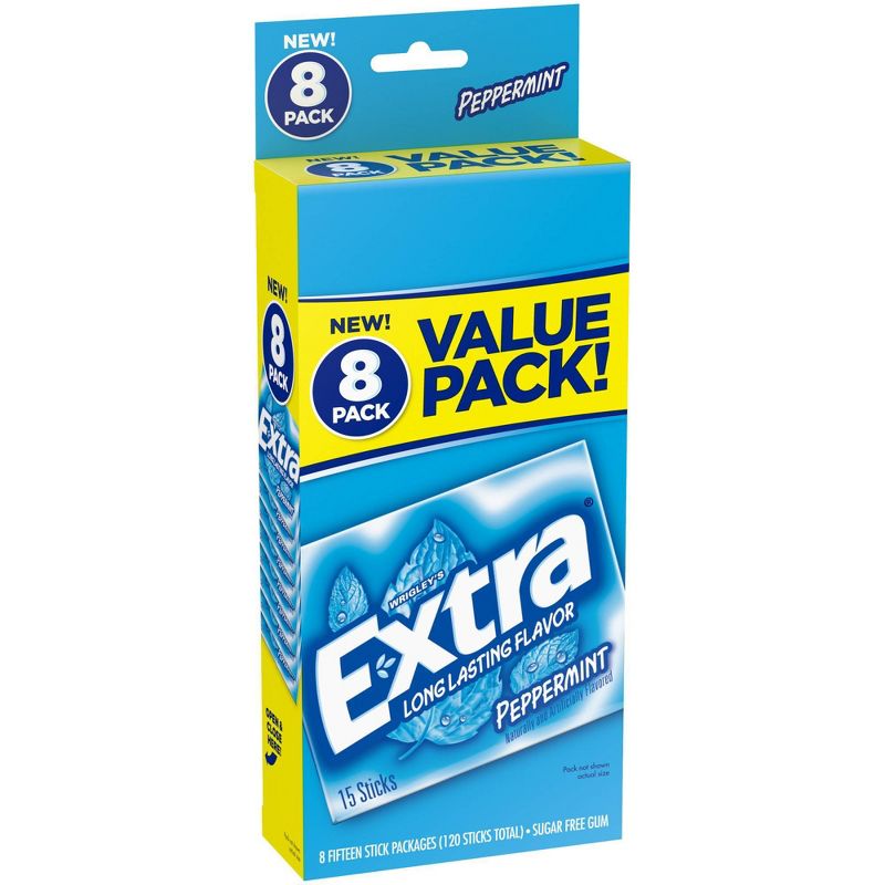 Extra Peppermint Sugar-Free Gum Value Pack – 120ct
