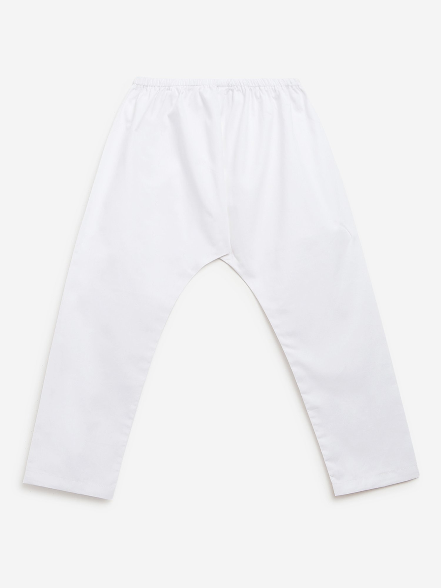 Campana Kids Yellow & White Floral Print Full Sleeves Kurta with Pajamas