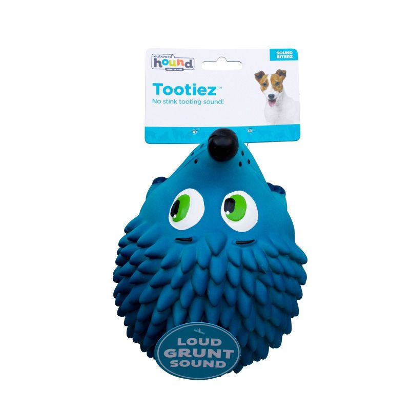 Outward Hound Tootiez Grunting Hedgehog Dog Toy