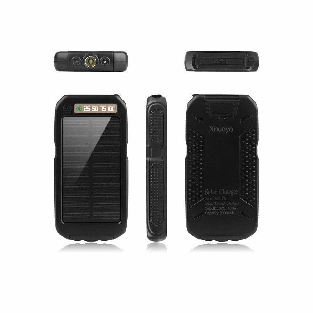 targetmallx 500000mAh Dual USB Waterproof Solar Charger Solar Power Bank 2019