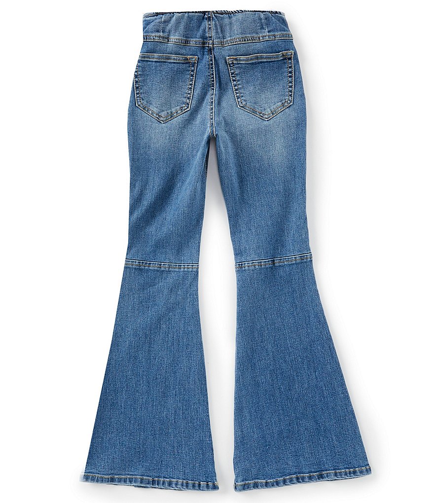Chelsea & Violet Girls Big Girls 7-16 Flared Pull-On Jeans