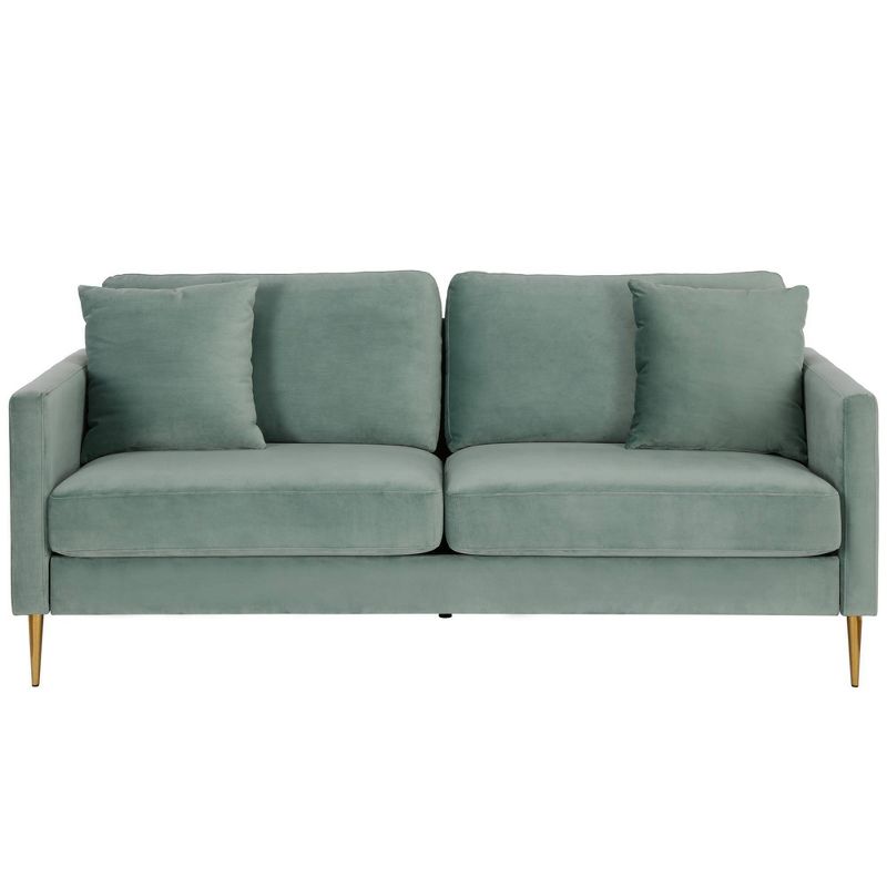 Highland Sofa with Pillows Green - CosmoLiving by Cosmopolitan
