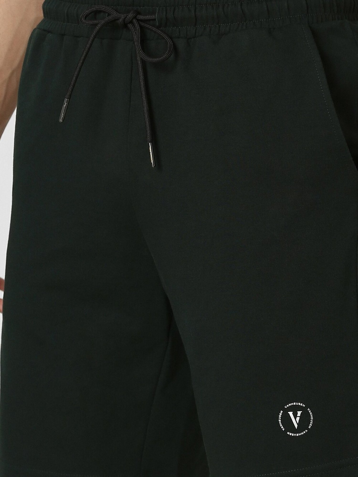 Adidas White Regular Fit Striped Sports Shorts