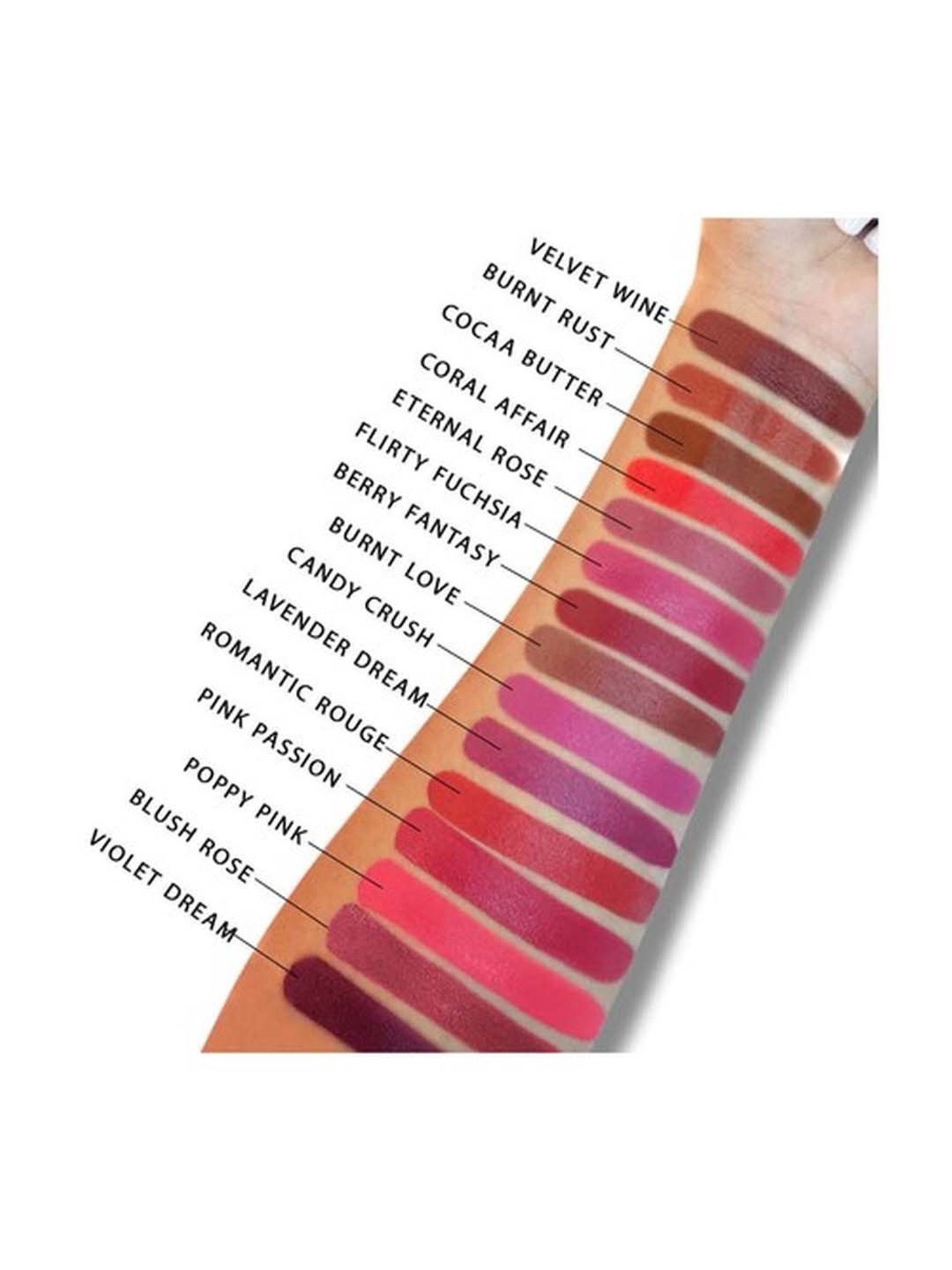 Manish Malhotra Beauty by MyGlamm Soft Matte Lipstick Romantic Rouge - 4 gm