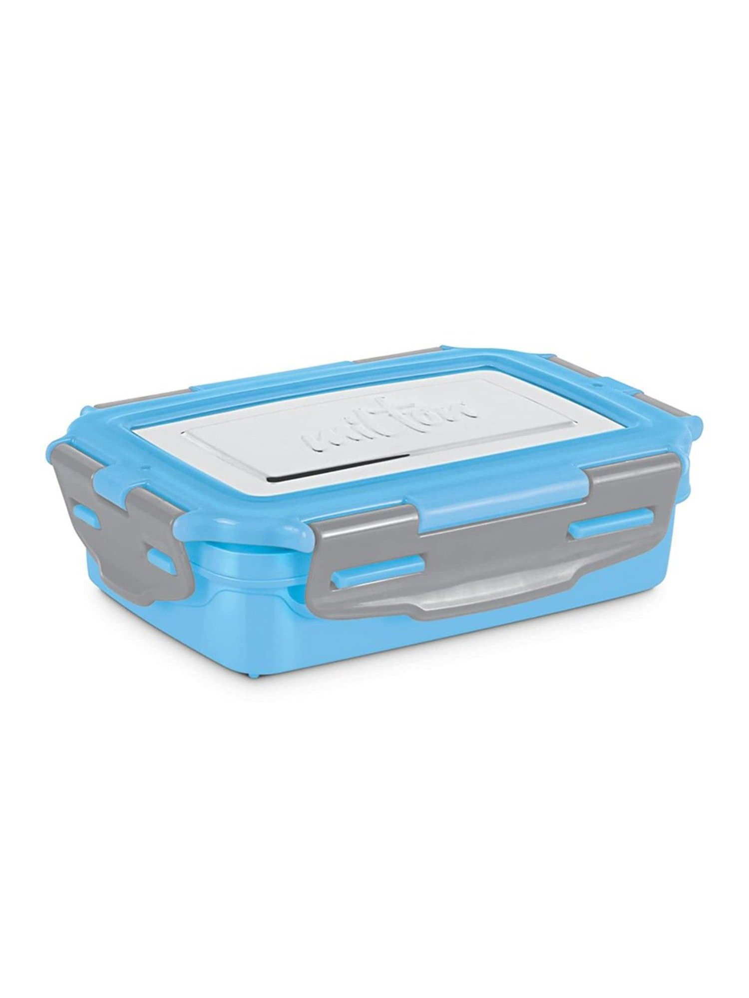 Milton Sky Blue Stainless Steel Small Tiffin Box - Set of 2