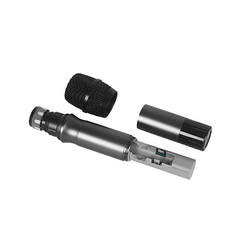 Microphone System Frequency A 8 Channel Microphone UHF 4 Handheld Mic 4 Headset 4 Lavalier Bodypack 4 Lapel Mic Pro Audio Karaoke System Church Speaking Conference Wedding Party Ktv