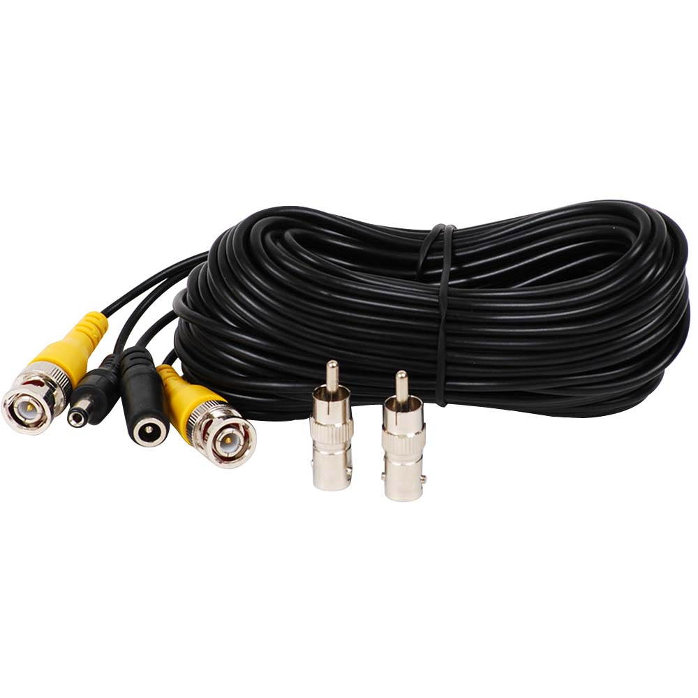 VideoSecu 12 x 150ft Video Power Cables BNC RCA Wires CCTV DVR CCD Security Camera Cords with Free Connectors CMD