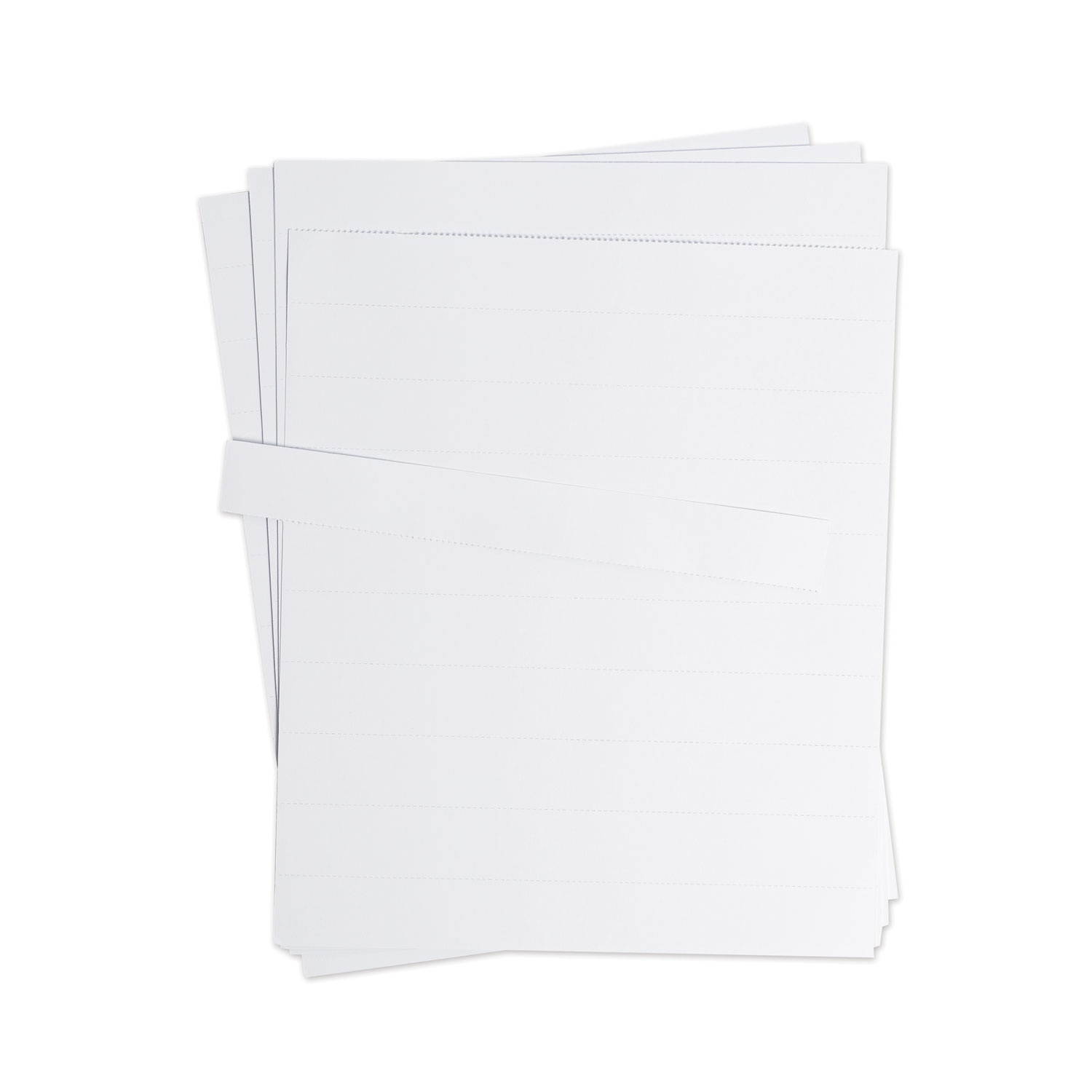 Data Card Replacement Sheet, 8.5 x 11 Sheets, White, 10/Pack FM1615