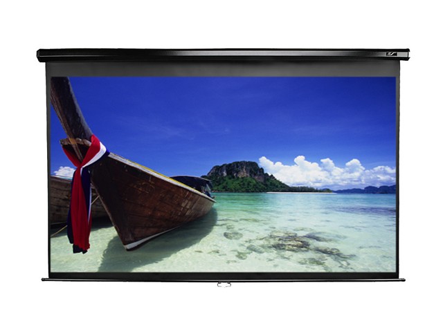 elite screens diy pro, indoor outdoor portable projector screen pvc 114-inch 16:9, 8k 4k ultra hd 3d movie theater cinema 114"