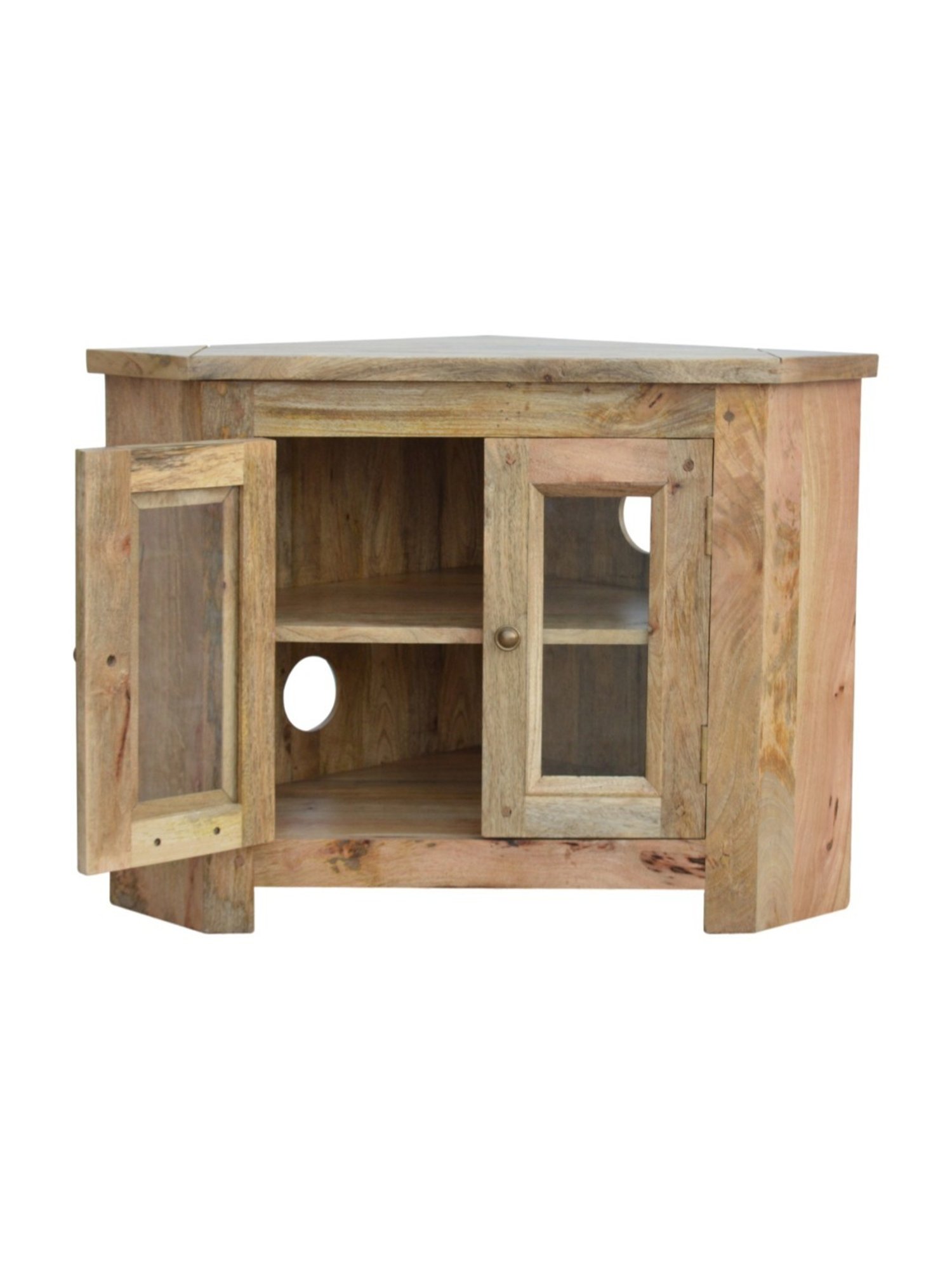 Delite Kom Flex Flowery Wenge & Acacia Dark Engineered Wood TV Entertainment Unit