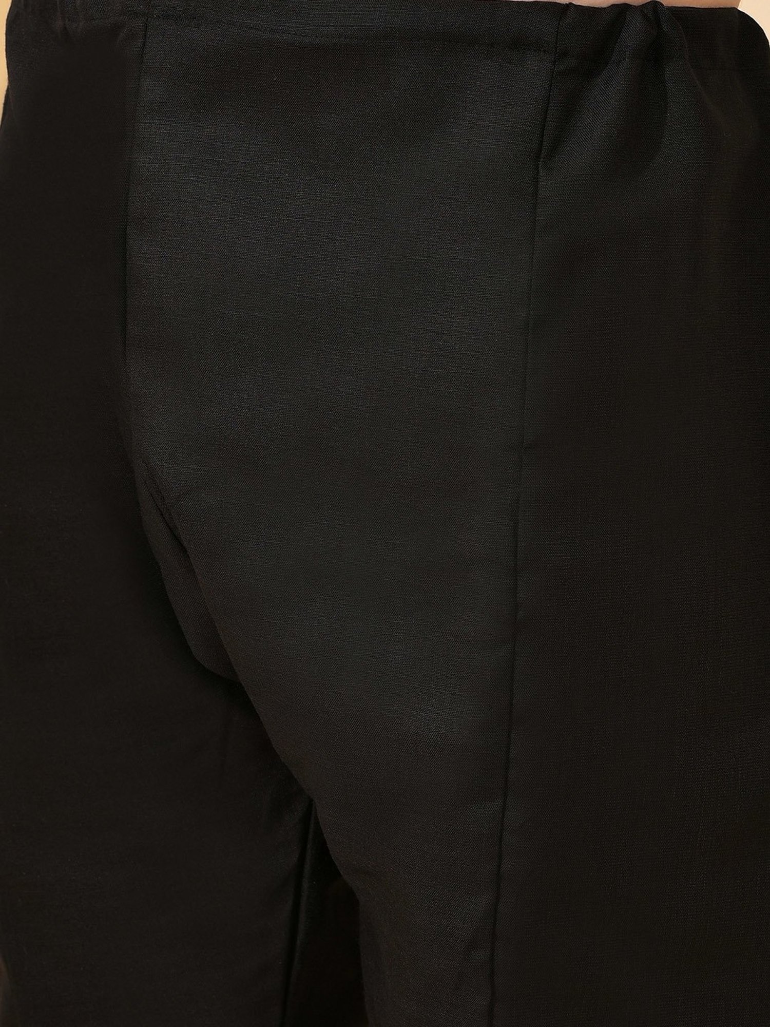 Hangup Plus Black Regular Fit Pathani Kurta & Pyjamas Set With Nehru Jacket